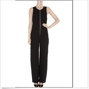 Sandro Exposed Zipper Front Wide Leg Jumper SZ 1